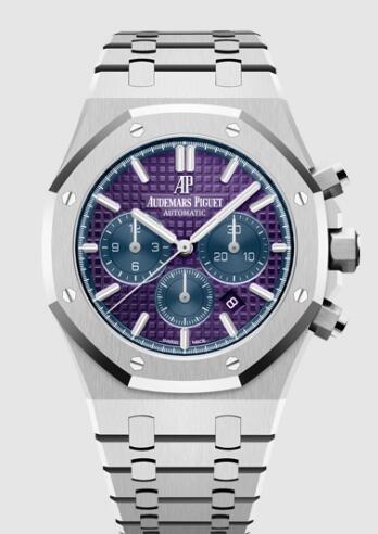 Audemars Piguet Royal Oak Chronograph 41 Platinum Watch Replica 26338PT.OO.1220PT.01